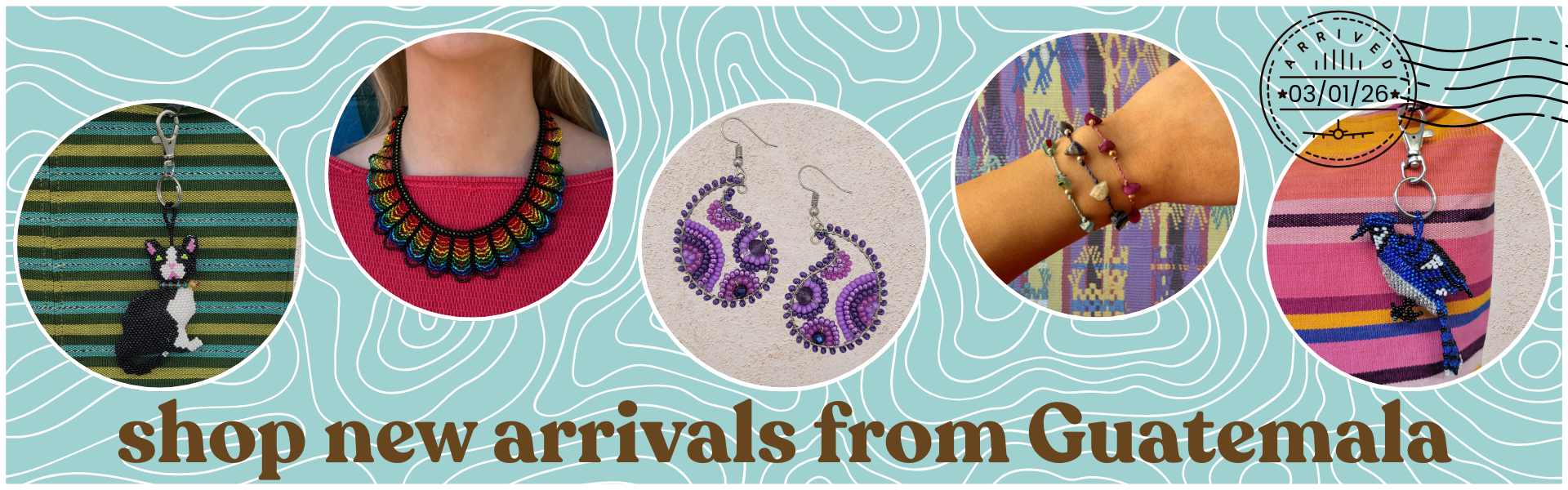 Shop New Arrivals From Guatemala / Fair Trade Jewelry / Shop Unique Batik